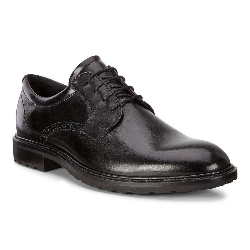 Zapatos Con Cordones Ecco Vitrus I Para Hombre,Negras,716498-DTZ